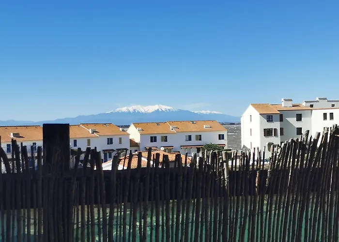 Appartement Tout Confort A Cap Coudalere Avec Vue Magnifique Sur Le Canigou Au Bord Du Lac - Check In Automatise - Parking Gratuit - Aire De Jeux D\'Enfants -